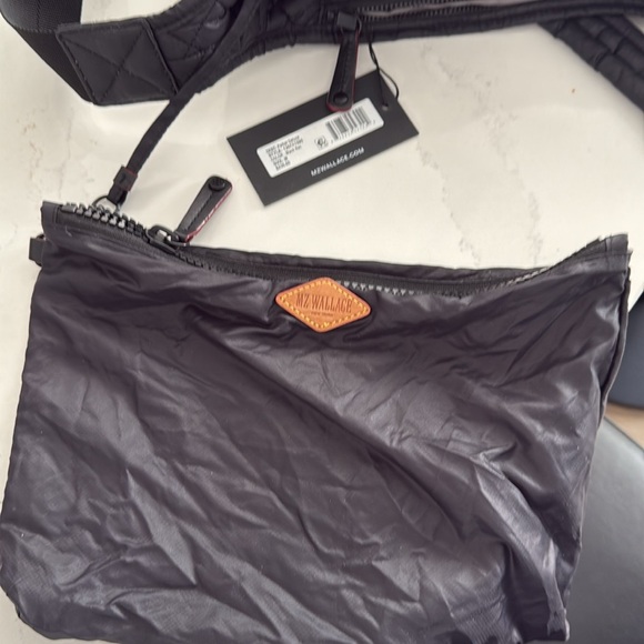 MZ WALLACE Parker Black Quilted Shoulder Bag NWT - Picture 5 of 11